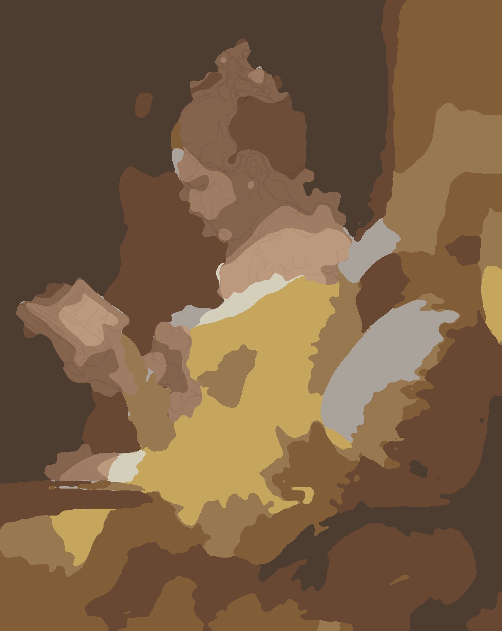 The dress and sleeve of Young Girl Reading in yellow – step 7