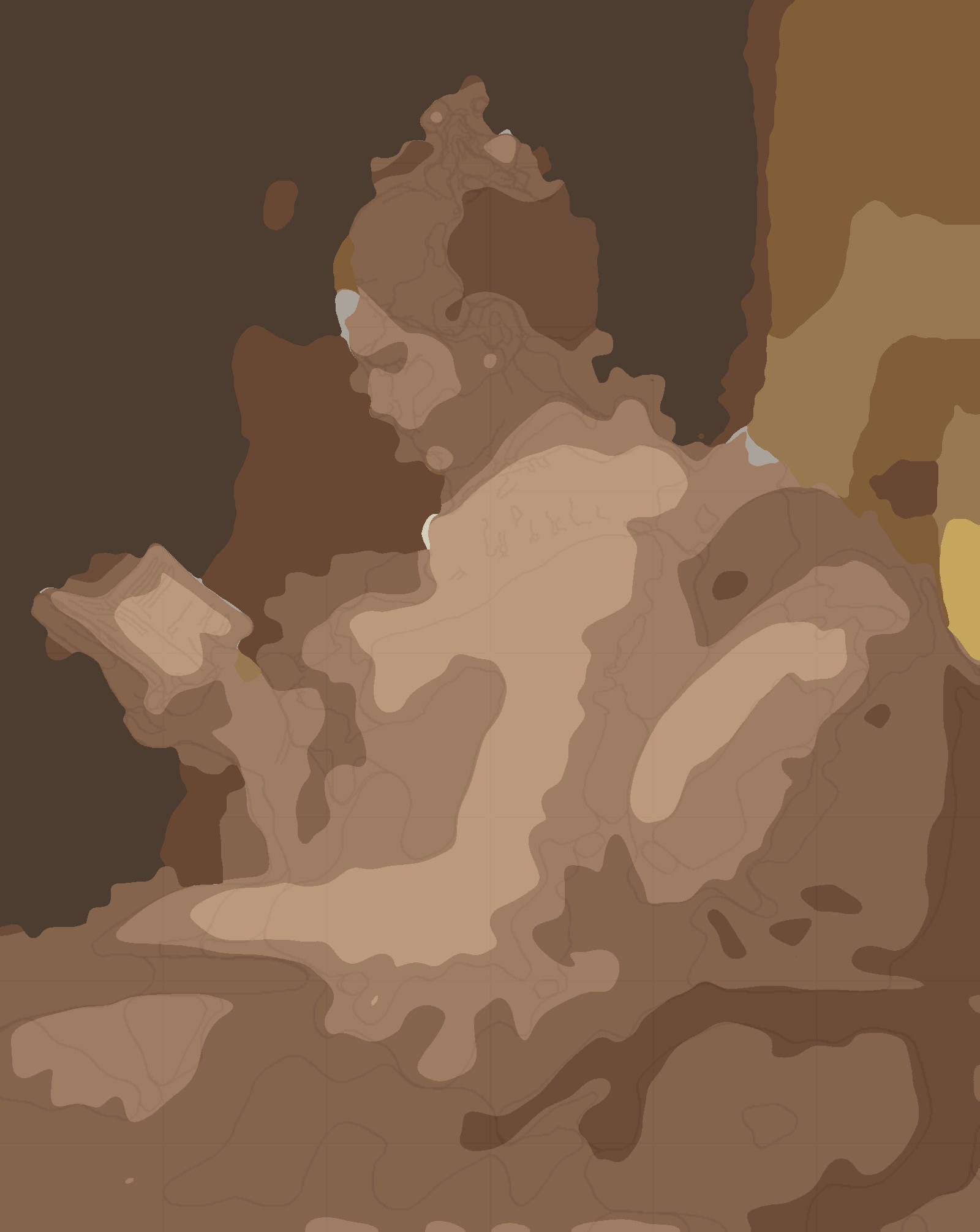 El fondo y la pared de «Joven leyendo» en color – paso 4